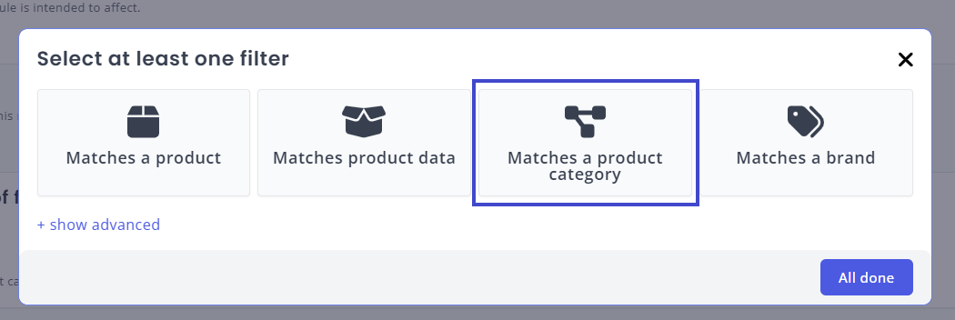 Merchandising Targets