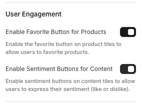 Toggle User Engagement