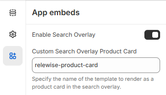 Shopify App Custom Product Card Setting